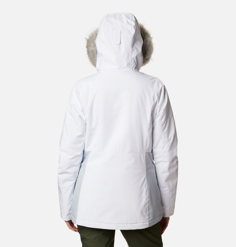 Thumbnail: Women's Ava Alpine Insulated Jacket, Color: White, Cirrus Grey, image 2