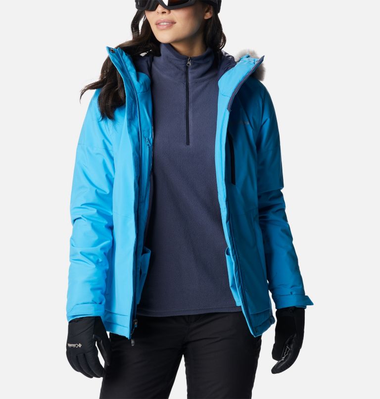 Thumbnail: Women's Ava Alpine Waterproof Ski Jacket, Color: Blue Chill, image 11