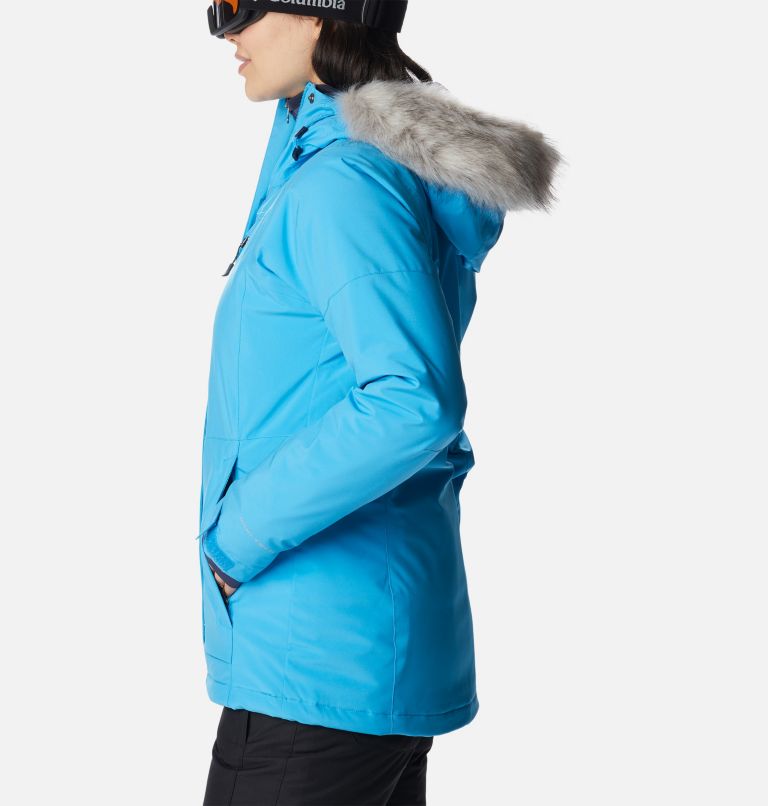 Thumbnail: Women's Ava Alpine Waterproof Ski Jacket, Color: Blue Chill, image 3