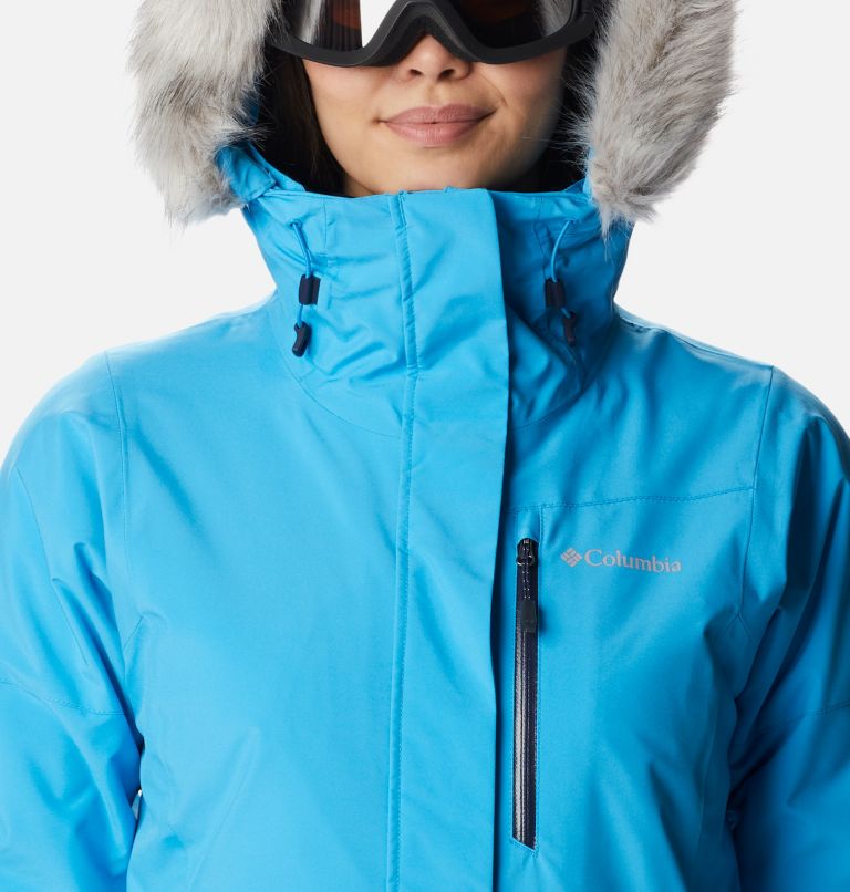 Thumbnail: Women's Ava Alpine Waterproof Ski Jacket, Color: Blue Chill, image 4