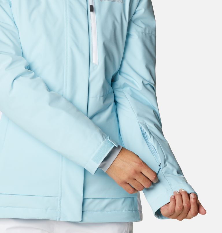 Women's Ava Alpine Insulated Jacket, Color: Spring Blue, White, image 7