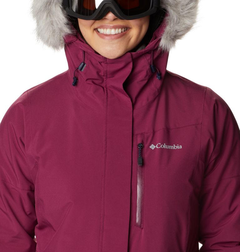 Thumbnail: Women's Ava Alpine Waterproof Ski Jacket, Color: Marionberry, image 4