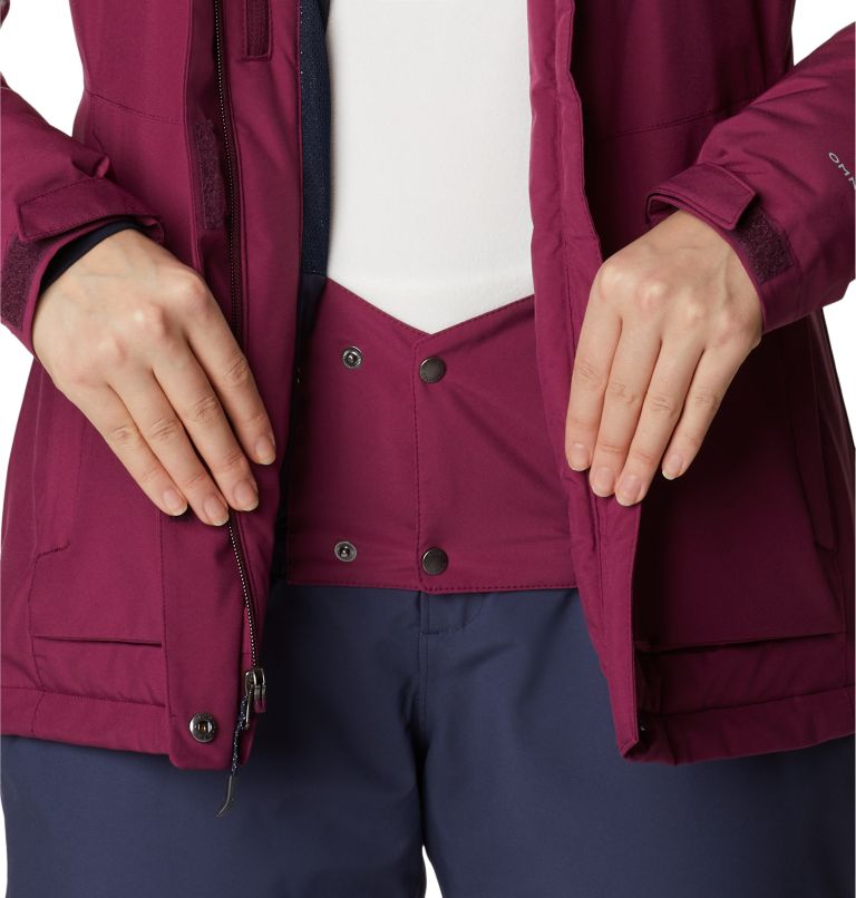 Thumbnail: Women's Ava Alpine Waterproof Ski Jacket, Color: Marionberry, image 10