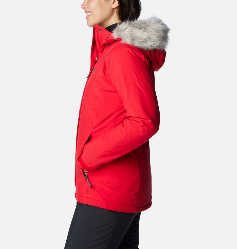 Women's Ava Alpine Waterproof Ski Jacket, Color: Red Lily, image 3