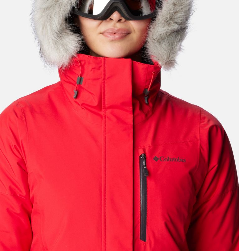 Women's Ava Alpine Waterproof Ski Jacket, Color: Red Lily, image 4