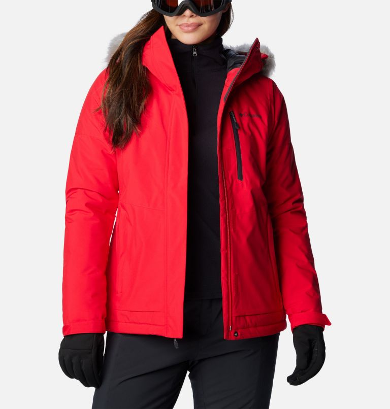 Women's Ava Alpine Waterproof Ski Jacket, Color: Red Lily, image 9