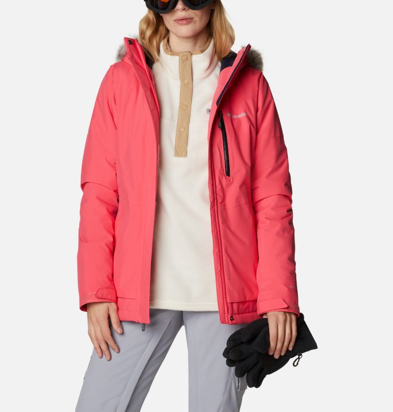 Women's Ava Alpine Insulated Jacket, Color: Bright Geranium, Malbec, image 9