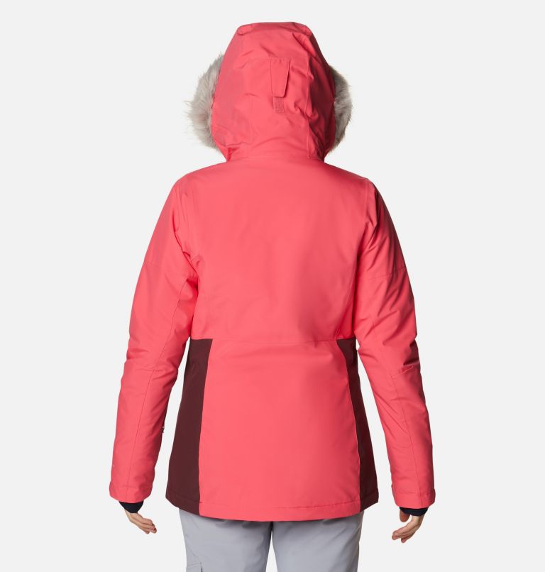 Women's Ava Alpine Insulated Jacket, Color: Bright Geranium, Malbec, image 2