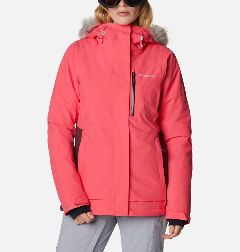 Women's Ava Alpine Insulated Jacket, Color: Bright Geranium, Malbec, image 1