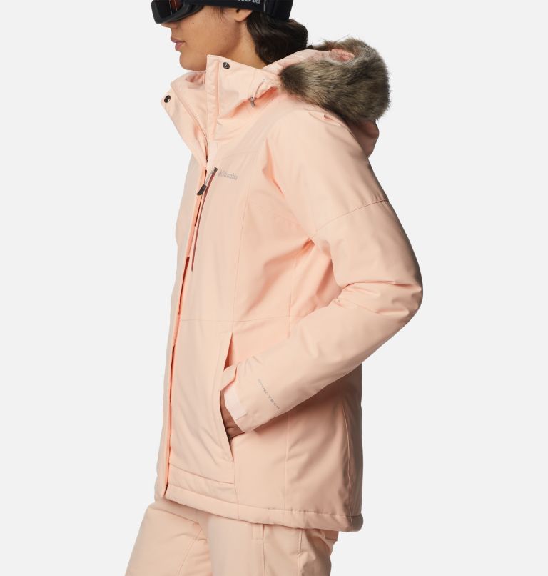 Thumbnail: Women's Ava Alpine Insulated Jacket, Color: Peach Blossom, image 3