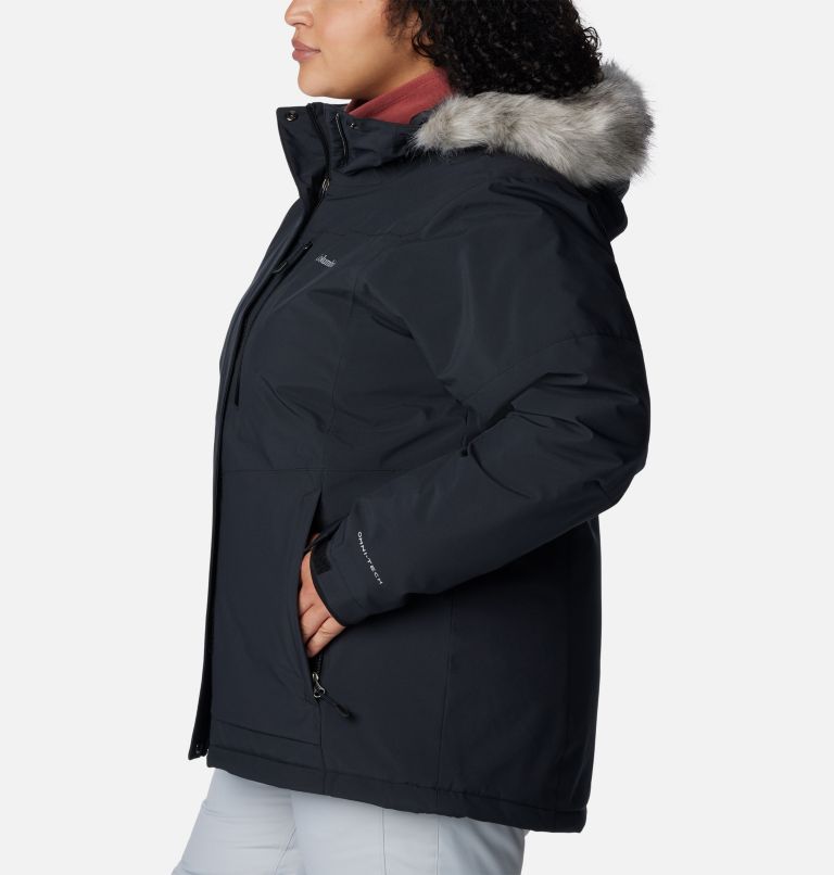 Thumbnail: Manteau isolant Ava Alpine pour femmes – Grandes tailles, Color: Black, image 3