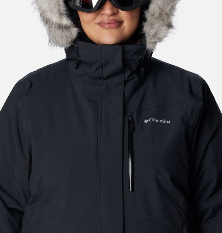 Thumbnail: Women's Ava Alpine Insulated Jacket - Plus Size, Color: Black, image 4