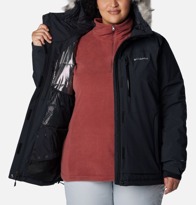 Women's Ava Alpine Insulated Jacket - Plus Size, Color: Black, image 5