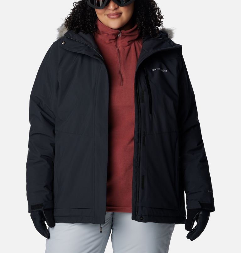 Thumbnail: Manteau isolant Ava Alpine pour femmes – Grandes tailles, Color: Black, image 8