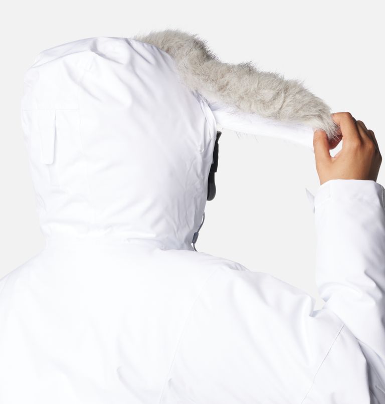 Women's Ava Alpine Insulated Jacket - Plus Size, Color: White, Cirrus Grey, image 7
