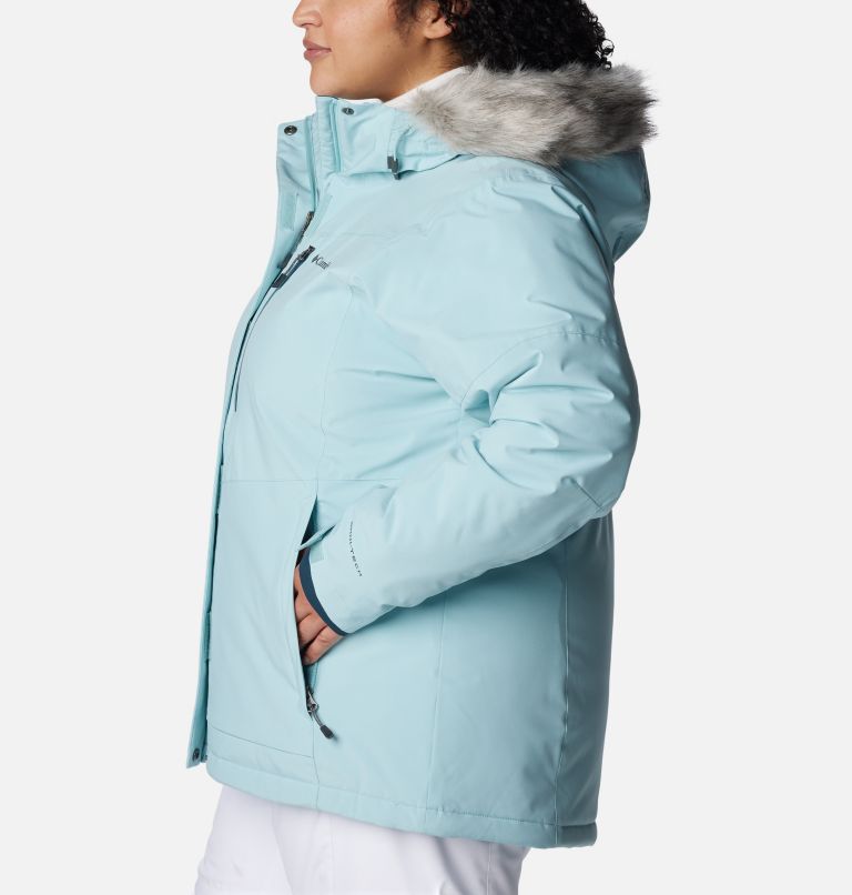 Thumbnail: Women's Ava Alpine Insulated Jacket - Plus Size, Color: Aqua Haze, image 3