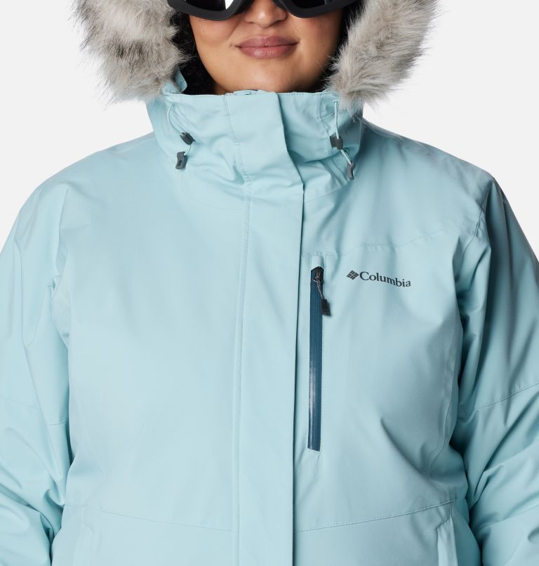 Women's Ava Alpine Insulated Jacket - Plus Size, Color: Aqua Haze, image 4