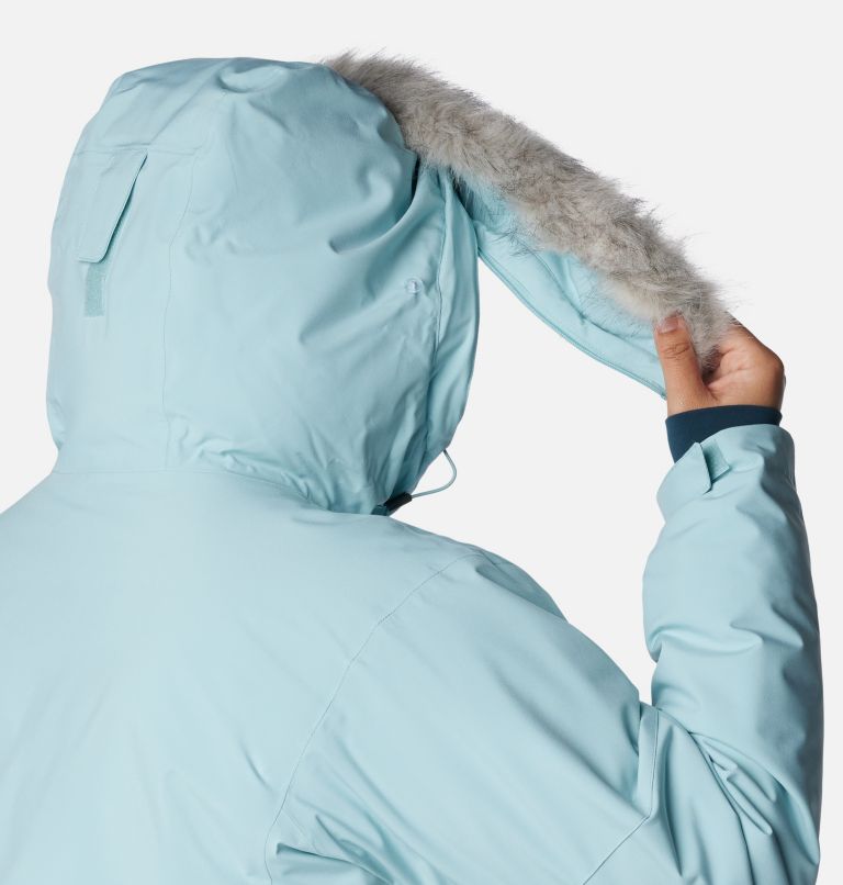 Women's Ava Alpine Insulated Jacket - Plus Size, Color: Aqua Haze, image 7