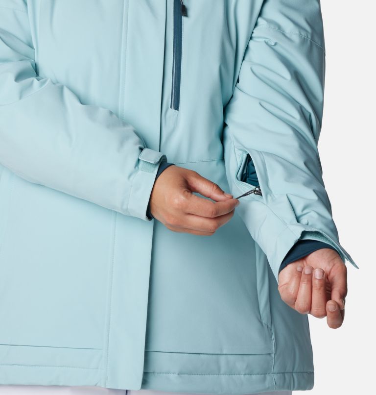 Thumbnail: Women's Ava Alpine Insulated Jacket - Plus Size, Color: Aqua Haze, image 8