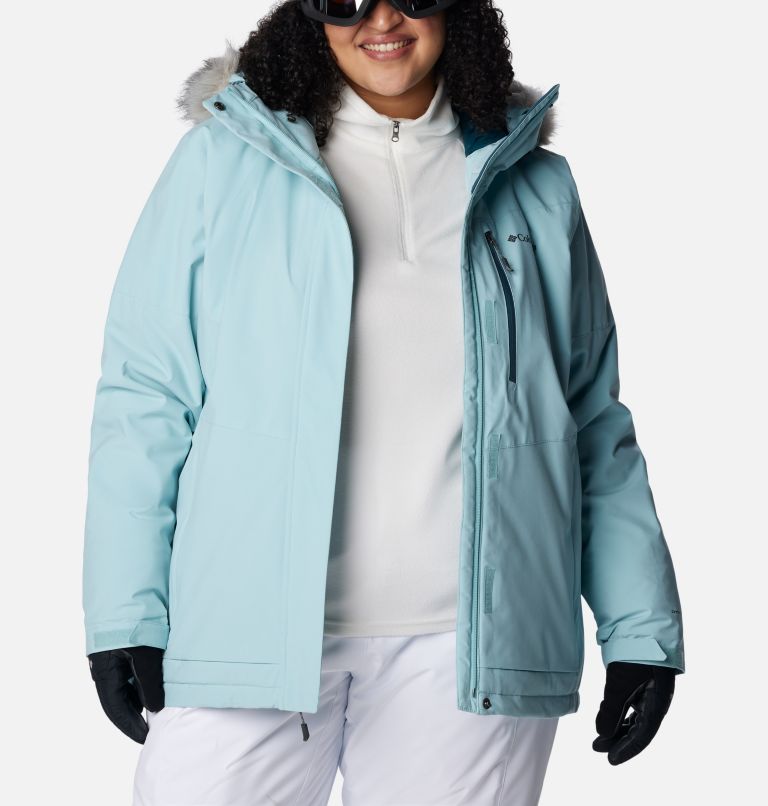 Women's Ava Alpine Insulated Jacket - Plus Size, Color: Aqua Haze, image 9