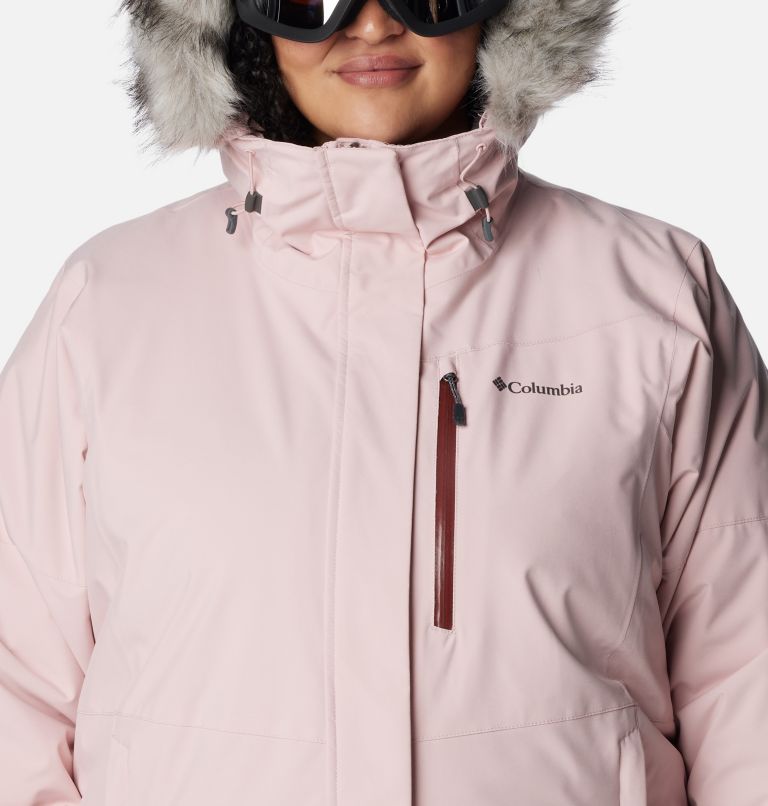 Thumbnail: Women's Ava Alpine Insulated Jacket - Plus Size, Color: Dusty Pink, image 4