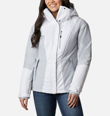 calvin klein white puffer jacket