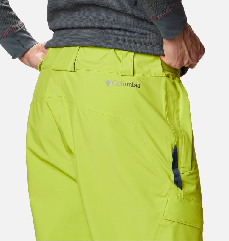 Men's Powder Stash Ski Pant, Color: Bright Chartreuse, image 6