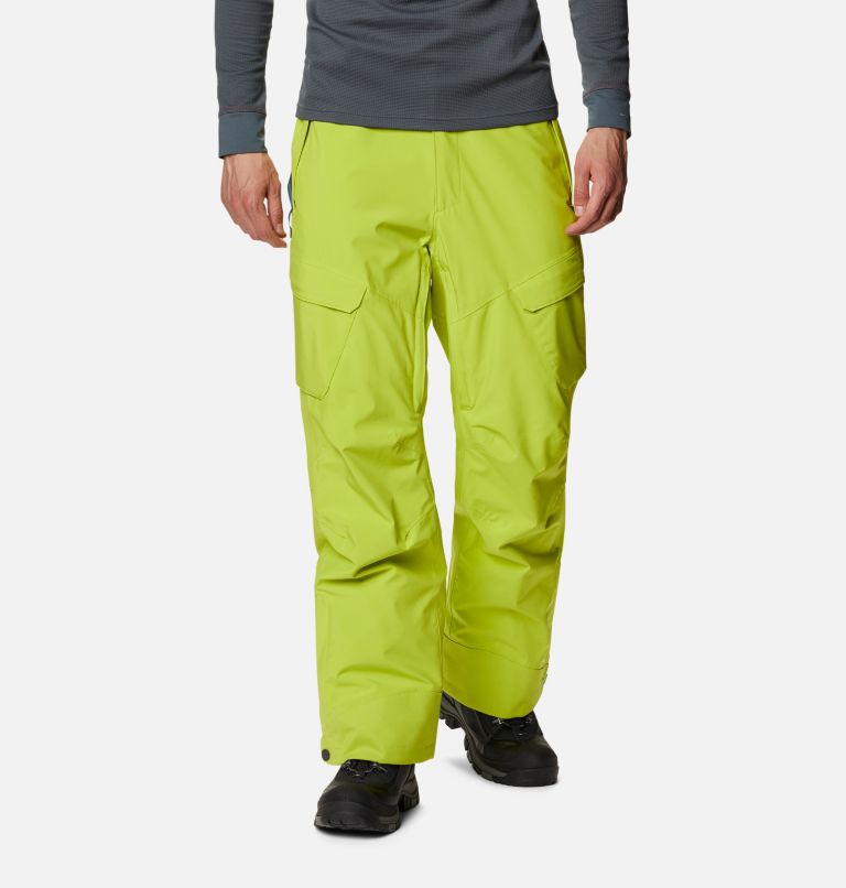 Thumbnail: Men's Powder Stash Ski Pant, Color: Bright Chartreuse, image 1