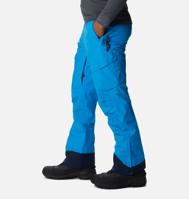 Columbia Men's Powder Stash Pant, Compass Blue, Medium X Short