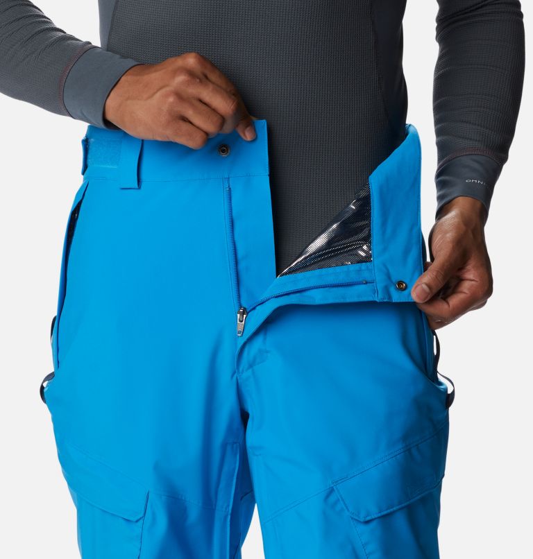 Men's Powder Stash Ski Pants, Color: Compass Blue, image 6