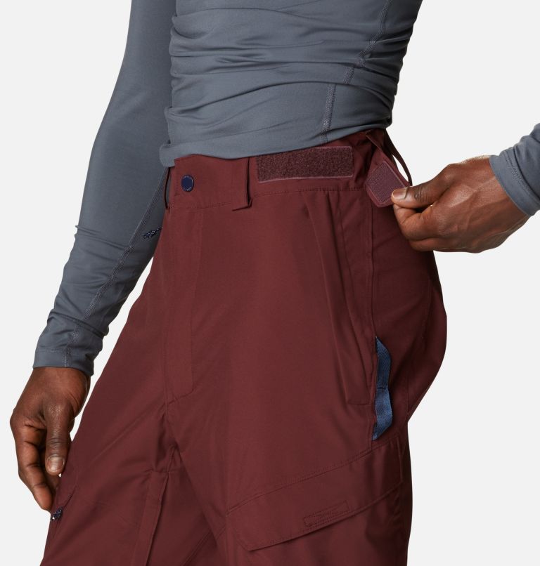 Men's Powder Stash Ski Pants, Color: Elderberry, image 6
