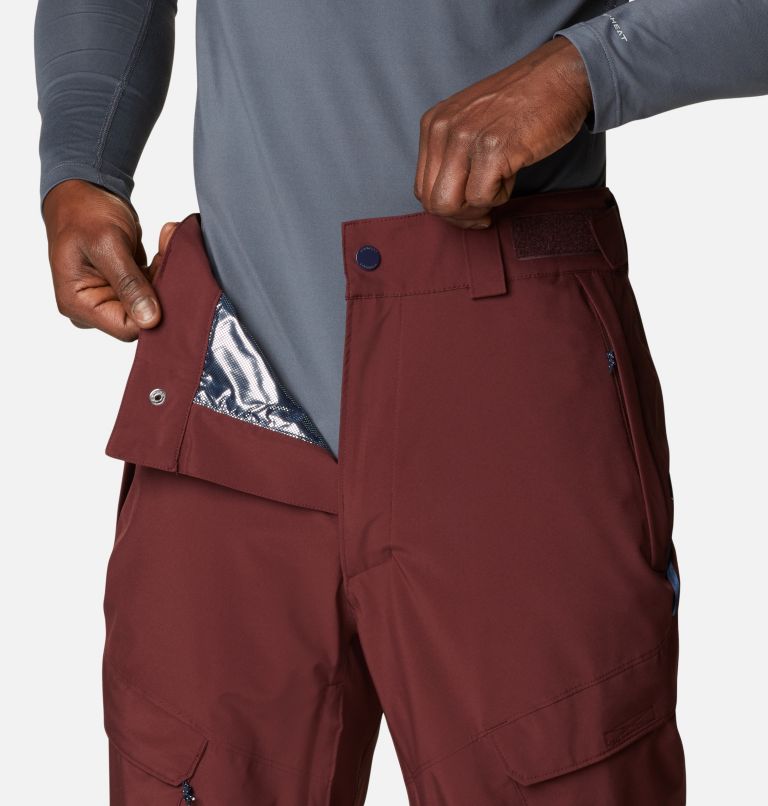 Thumbnail: Men's Powder Stash Ski Pants, Color: Elderberry, image 7