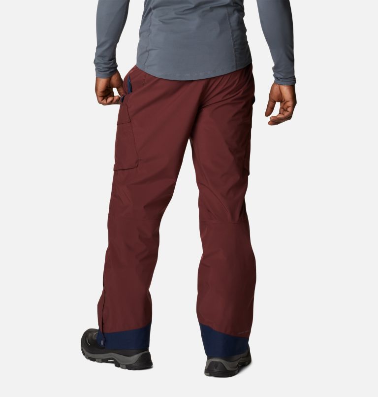 Men's Powder Stash Ski Pants, Color: Elderberry, image 2