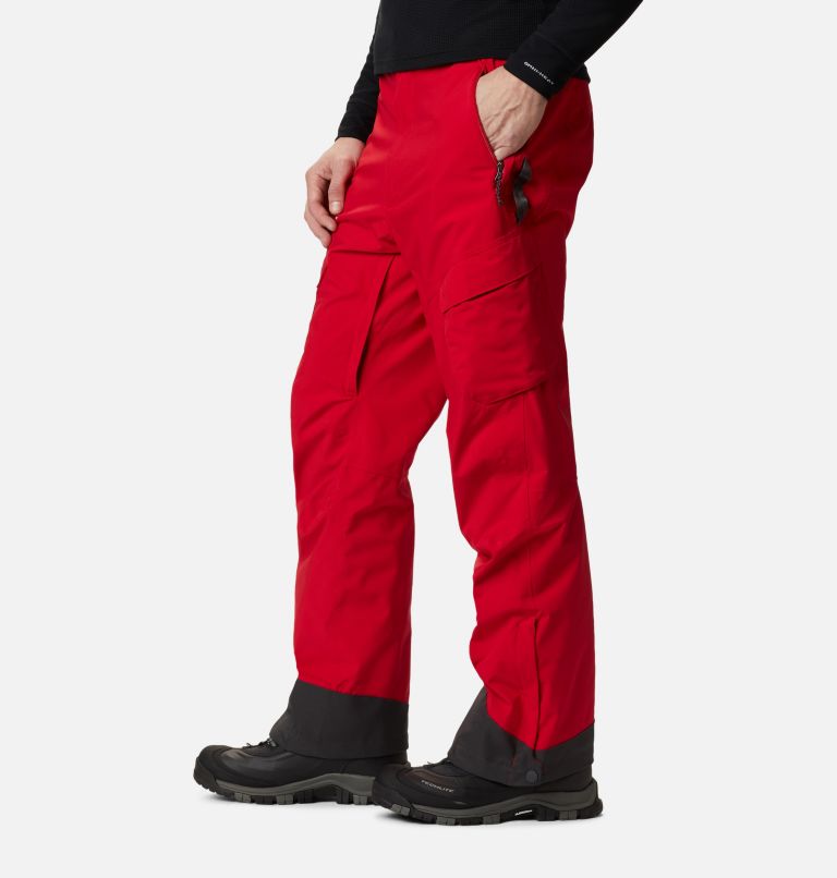 Men's Powder Stash Pants, Color: Mountain Red, image 3