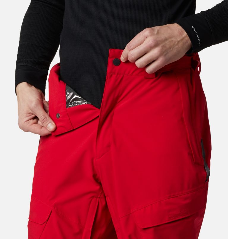 Men's Powder Stash Pants, Color: Mountain Red, image 7