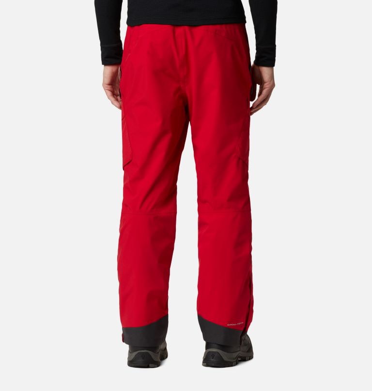 Men's Powder Stash Pants, Color: Mountain Red, image 2