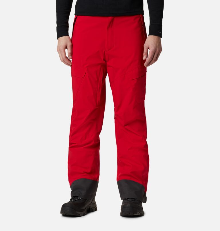 Men's Powder Stash Ski Pant, Color: Mountain Red, image 1
