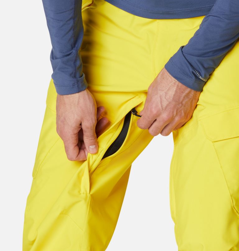 Thumbnail: Men's Powder Stash Pants, Color: Laser Lemon, image 9