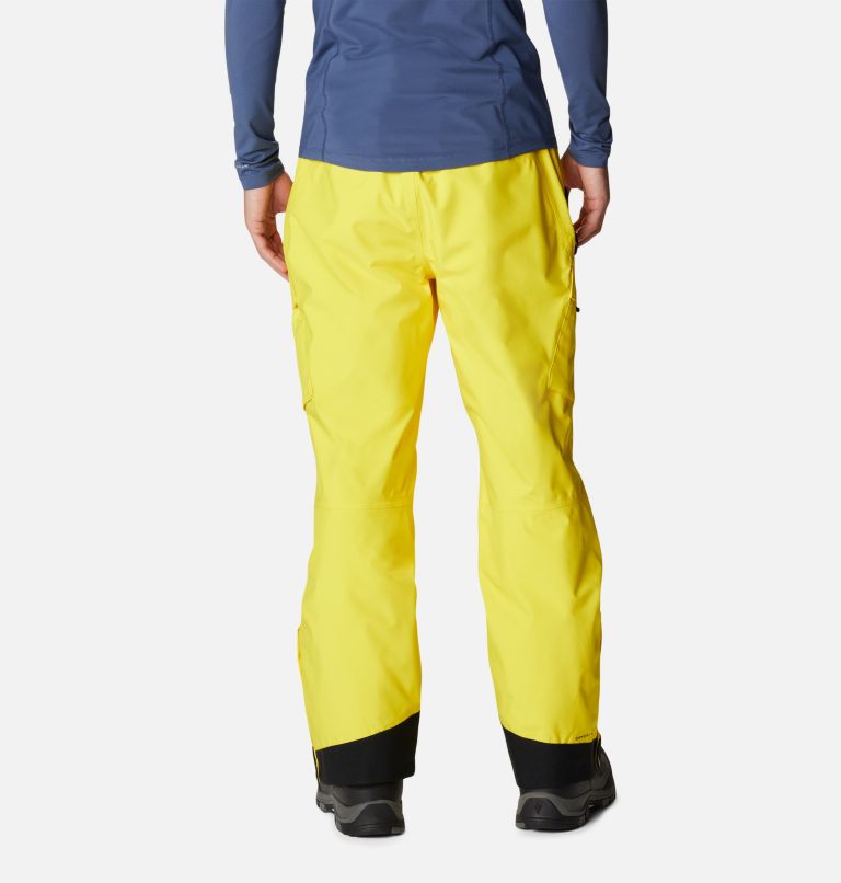Thumbnail: Men's Powder Stash Ski Pants, Color: Laser Lemon, image 2