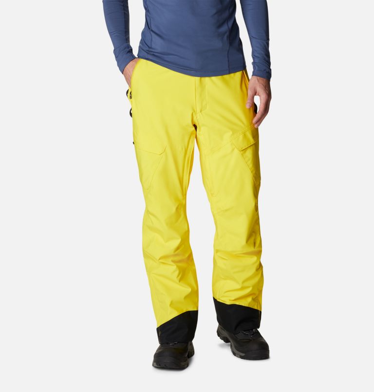 Men's Powder Stash Pants, Color: Laser Lemon, image 1
