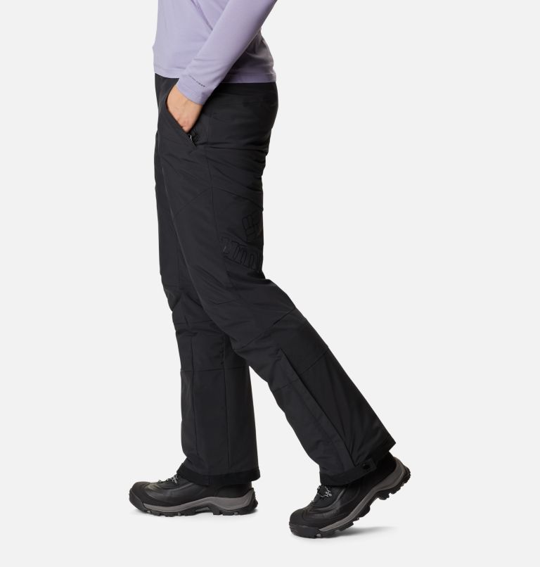 Women's Kick Turner Insulated Ski Pants, Color: Black, image 3