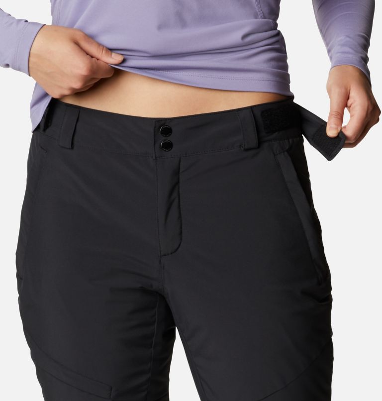 Women's Kick Turner Insulated Ski Pants, Color: Black, image 4