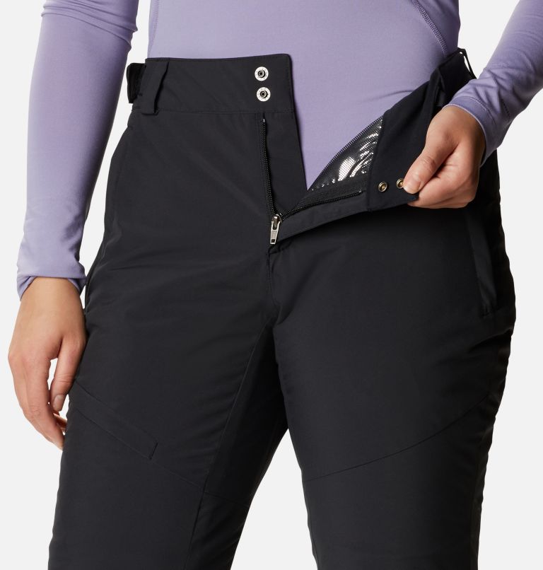 Women's Kick Turner Insulated Ski Pants, Color: Black, image 6