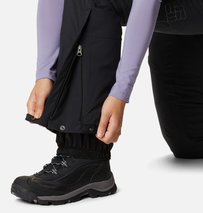 Women's Kick Turner Insulated Ski Pants, Color: Black, image 7