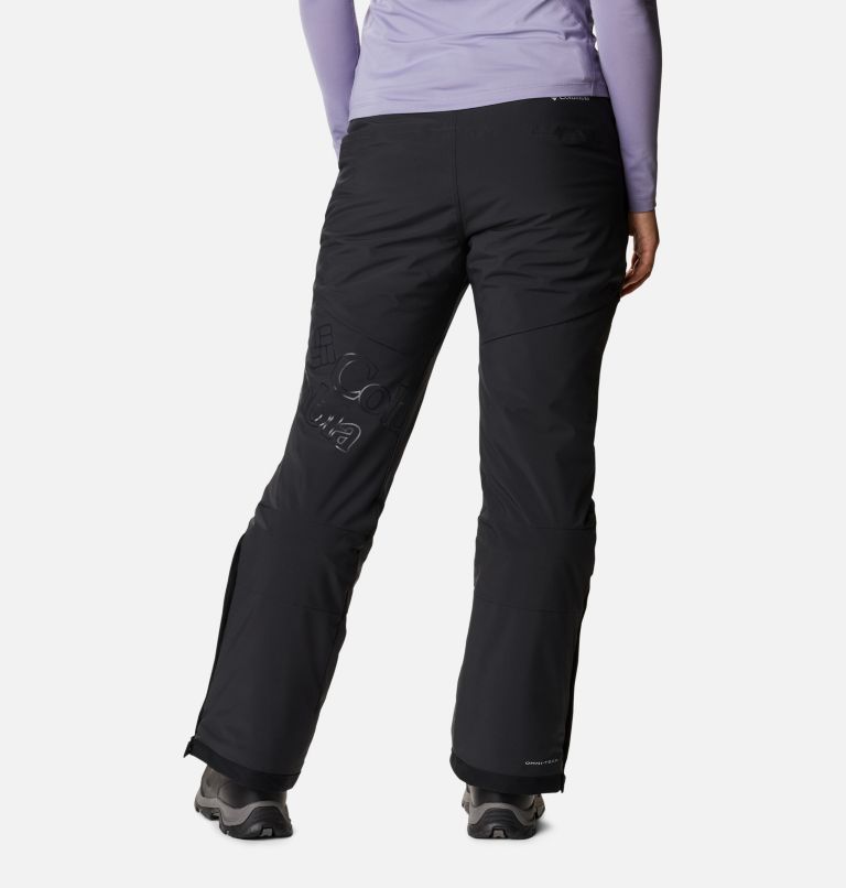 Women's Kick Turner Insulated Ski Pants, Color: Black, image 2