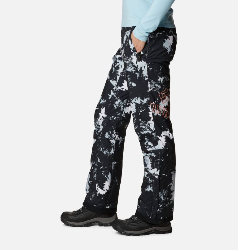 Thumbnail: Pantalon de ski isolé Kick Turner femme, Color: White Lookup Print, image 3