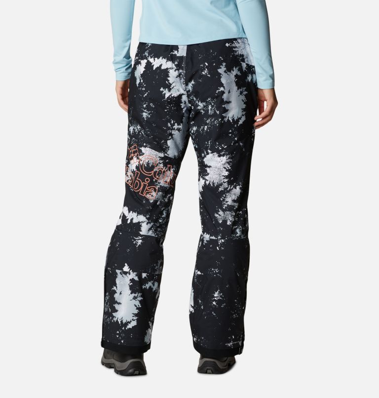 Women's Kick Turner Insulated Pants, Color: White Lookup Print, image 2