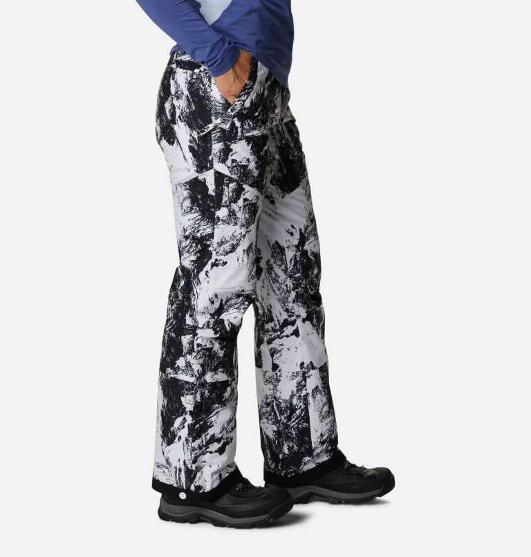 Women's Kick Turner Insulated Ski Pant, Color: White Berg Print, image 6