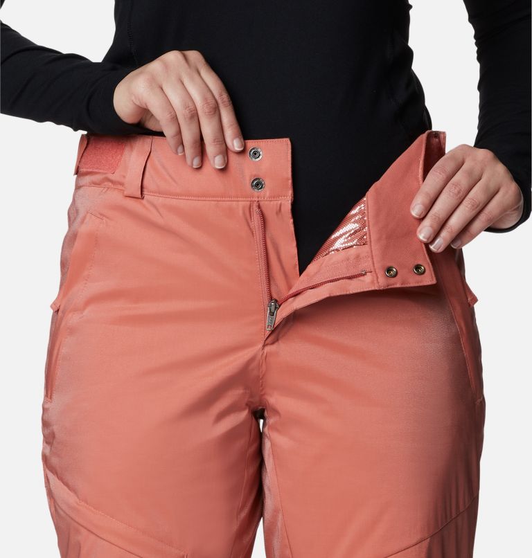 Pantalon de ski isolé Kick Turner femme, Color: Dark Coral Sheen, image 7