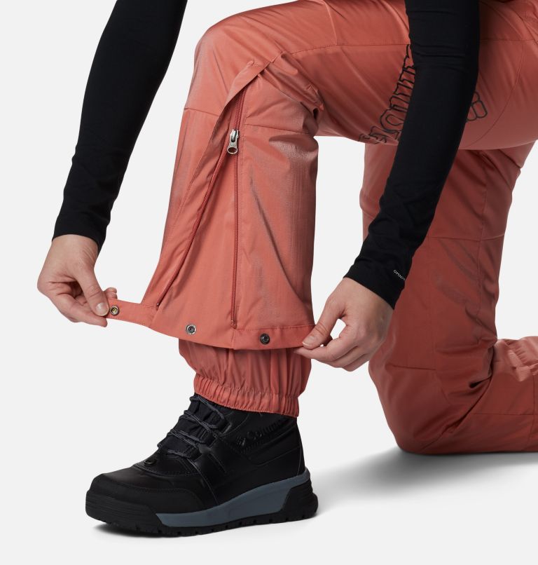 Thumbnail: Pantalon de ski isolé Kick Turner femme, Color: Dark Coral Sheen, image 9